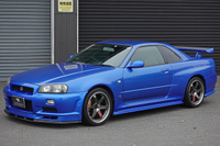 2000 Nissan SKYLINE GT-R BNR34 R34 GT-R, NISMO Aero, RAYS TE37SL Alloy Wheels, HKS Super Turbo Muffler