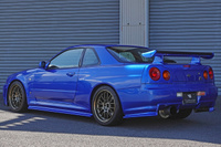 1999 Nissan SKYLINE GT-R BNR34 R34 GT-R, NISMO Aero, RAYS SE37 Alloy Wheels, ATTKD Bikyo Muffler