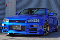 1999 Nissan SKYLINE GT-R BNR34 R34 GT-R, NISMO Aero, RAYS SE37 Alloy Wheels, ATTKD Bikyo Muffler