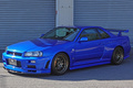 1999 Nissan SKYLINE GT-R BNR34 R34 GT-R, NISMO Aero, RAYS SE37 Alloy Wheels, ATTKD Bikyo Muffler