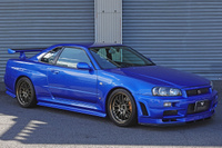 1999 Nissan SKYLINE GT-R BNR34 R34 GT-R, NISMO Aero, RAYS SE37 Alloy Wheels, ATTKD Bikyo Muffler