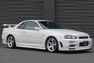 1999 Nissan SKYLINE GT-R BNR34 R34 GT-R V-SPEC, NISMO LMGT4 Wheels