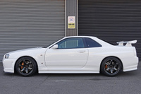 2001 Nissan SKYLINE GT-R BNR34 R34 GT-R, Nismo Steering Wheel, RAYS TE37 SAGA S-Plus Wheels, HKS Super Turbo Muffler