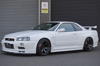 2001 Nissan SKYLINE GT-R BNR34 R34 GT-R, Nismo Steering Wheel, RAYS TE37 SAGA S-Plus Wheels, HKS Super Turbo Muffler