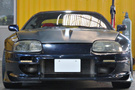 1993 Toyota SUPRA RZ Gareth GT3582R Turbine, KOYO radiator, HKS slide cam pulley, HKS Hipermax coilovers, WedsSport 