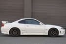 2002 Nissan SILVIA S15 Silvia Spec-R, OEM Optional Aero Form Style Bumper, Prodrive Wheels
