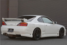 2002 Nissan SILVIA S15 Silvia Spec-R, OEM Optional Aero Form Style Bumper, Prodrive Wheels