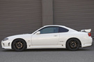 2002 Nissan SILVIA S15 Silvia Spec-R, OEM Optional Aero Form Style Bumper, Prodrive Wheels