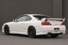 2002 Nissan SILVIA S15 Silvia Spec-R, OEM Optional Aero Form Style Bumper, Prodrive Wheels