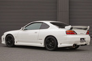 2002 Nissan SILVIA S15 Silvia Spec-R, OEM Optional Aero Form Style Bumper, Prodrive Wheels