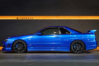 2001 Nissan SKYLINE COUPE ER34 GT-T, TV2 Bayside Blue, HKS Intercooler, HKS Air clean