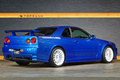 1999 Nissan SKYLINE GT-R BNR34 R34 Skyline GT-R V-Spec, TV2 Bayside Blue, Nismo S-Tune Front Bumper, Enkei 18 Inch Wheels