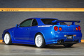 1999 Nissan SKYLINE GT-R BNR34 R34 Skyline GT-R V-Spec, TV2 Bayside Blue, Nismo S-Tune Front Bumper, Enkei 18 Inch Wheels