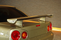 2001 Nissan SKYLINE GT-R BNR34 R34 GT-R M-Spec, Factory Silica Brass (EYO) , Mines Titanium Muffler, Impul ECU