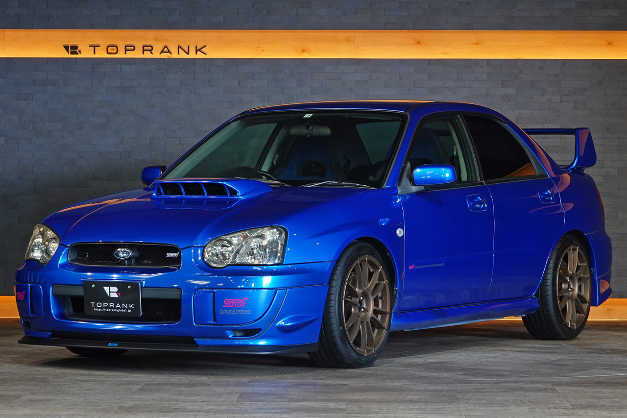 2003 Subaru IMPREZA STI GDB Impreza WRX STI, Rays Gramlights 57XR 18 Inch Alloy Wheels, HKS Height Adjustable Coilovers