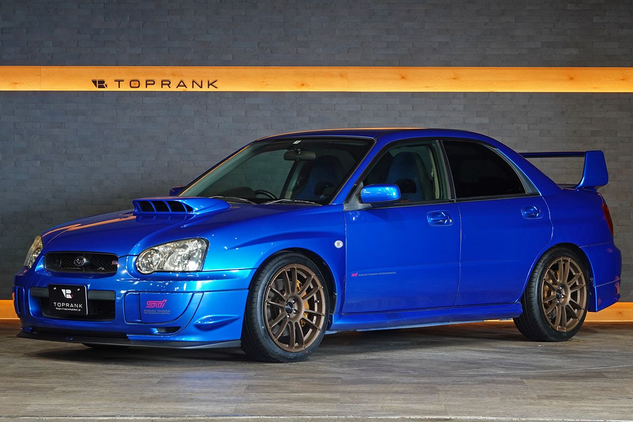 2003 Subaru IMPREZA STI GDB Impreza WRX STI, Rays Gramlights 57XR 18 Inch Alloy Wheels, HKS Height Adjustable Coilovers