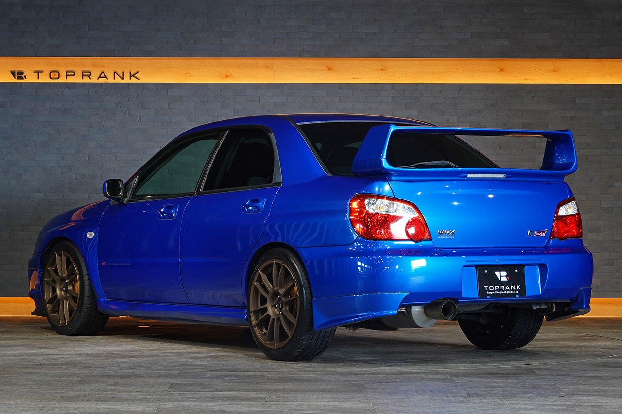 2003 Subaru IMPREZA STI GDB Impreza WRX STI, Rays Gramlights 57XR 18 Inch Alloy Wheels, HKS Height Adjustable Coilovers