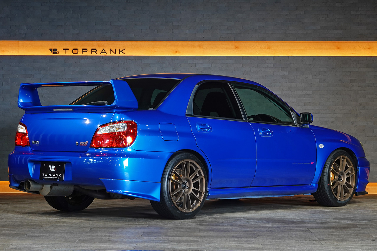 2003 Subaru IMPREZA STI GDB Impreza WRX STI, Rays Gramlights 57XR 18 Inch Alloy Wheels, HKS Height Adjustable Coilovers