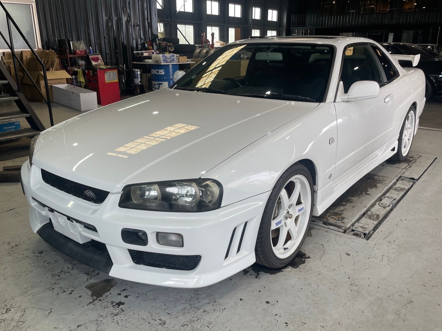 1998 Nissan SKYLINE FUTURE INVENTORY, ER34 R34 Skyline 25 GT Turbo, Altia Aero, Rays Volk Racing TE37 18 inch Wheels