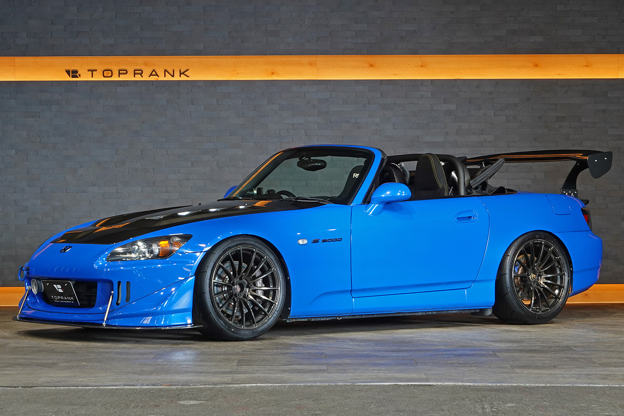 2008 Honda S2000 AP2 S2000 Type S, HKS GT2 Supercharger, J's Racing Carbon Hood, Aerotech Japan GT Wing