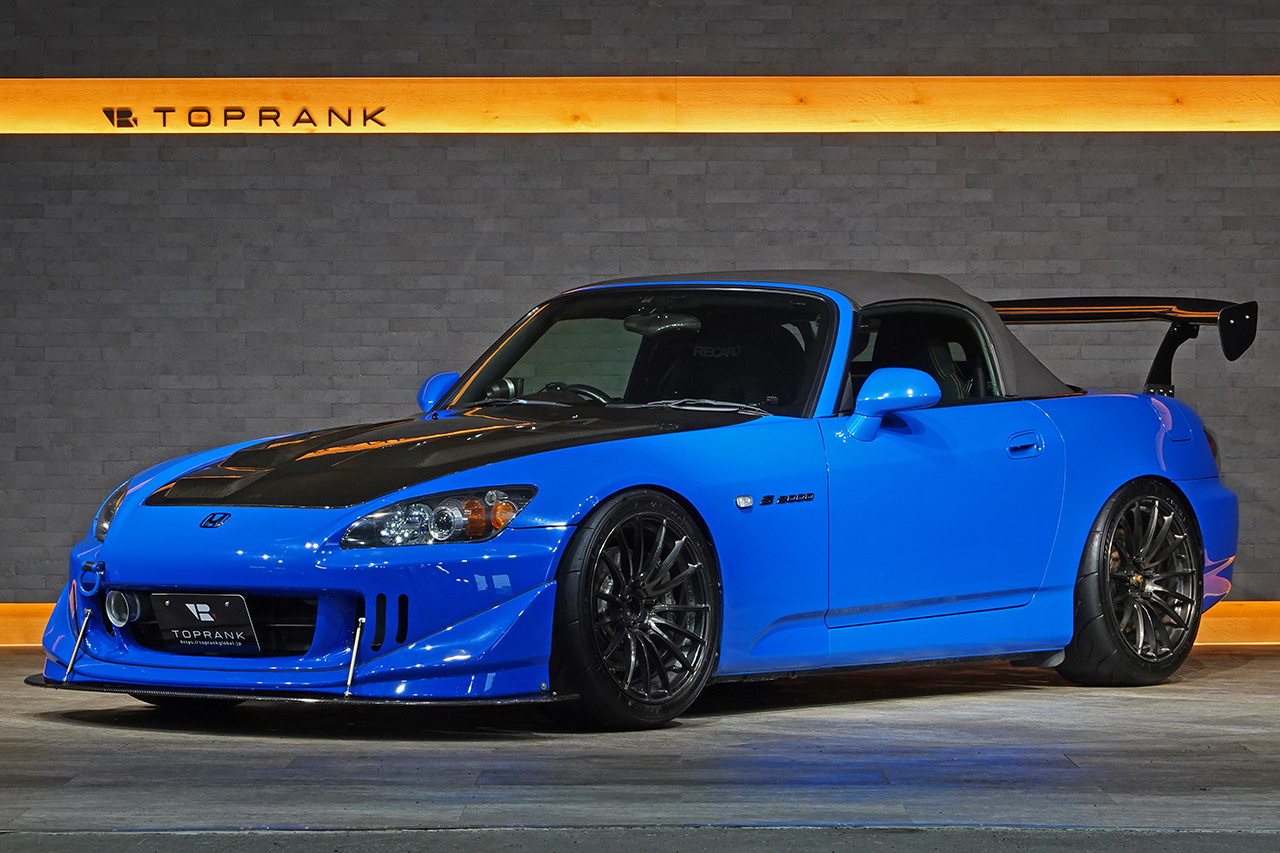 2008 Honda S2000 AP2 S2000 Type S, HKS GT2 Supercharger, J's Racing Carbon Hood, Aerotech Japan GT Wing