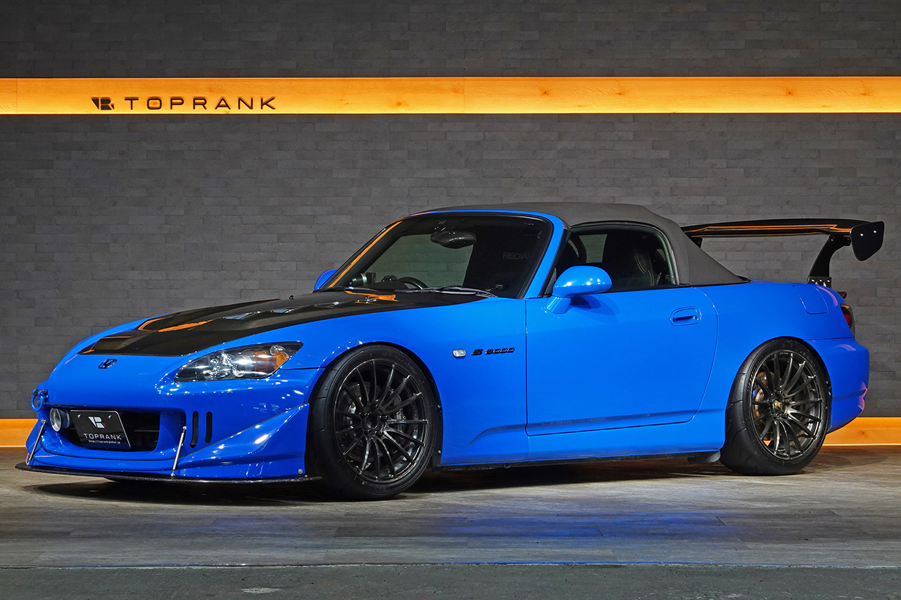 2008 Honda S2000 AP2 S2000 Type S, HKS GT2 Supercharger, J's Racing Carbon Hood, Aerotech Japan GT Wing