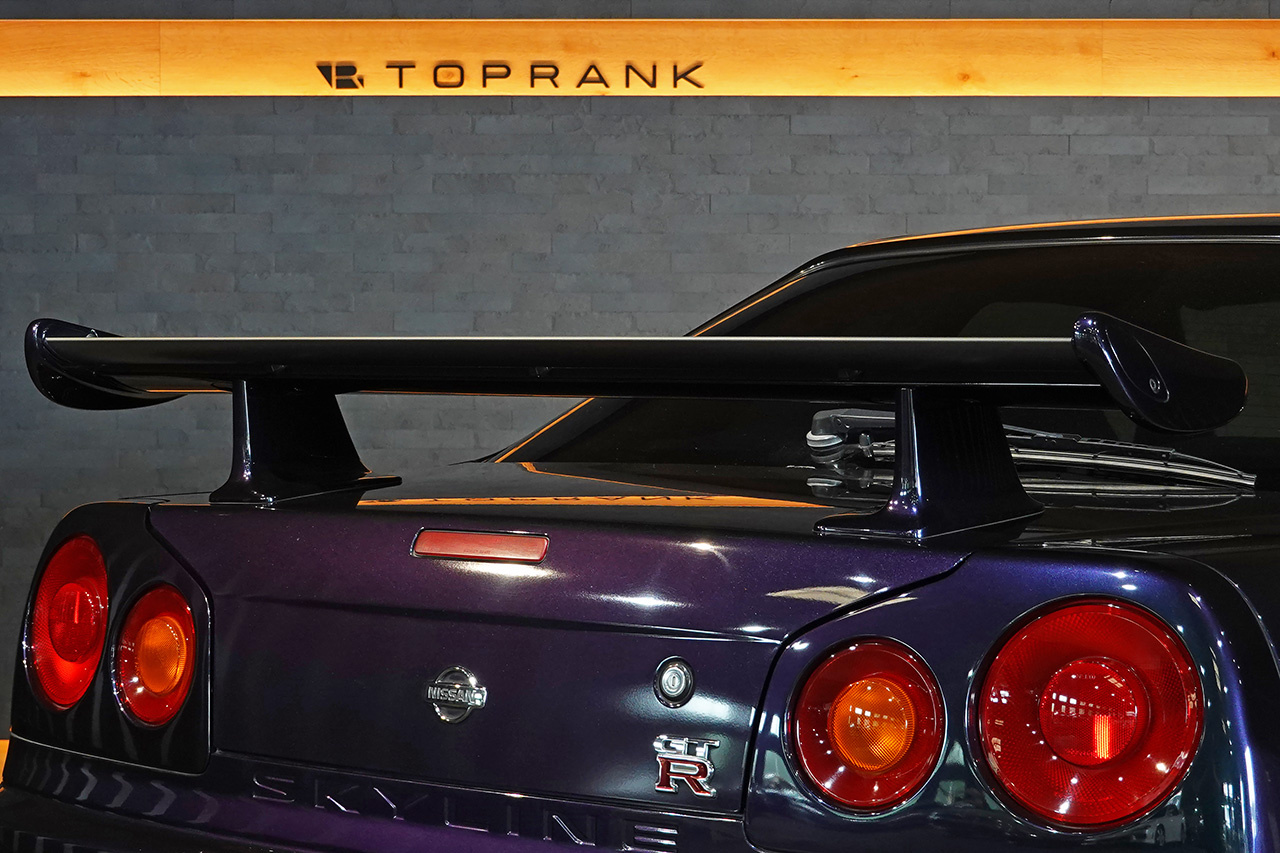 1999 Nissan SKYLINE GT-R BNR34 R34 Skyline GTR V-spec, Midnight Purple , Limited to 300 Units, Fujitsubo Muffler