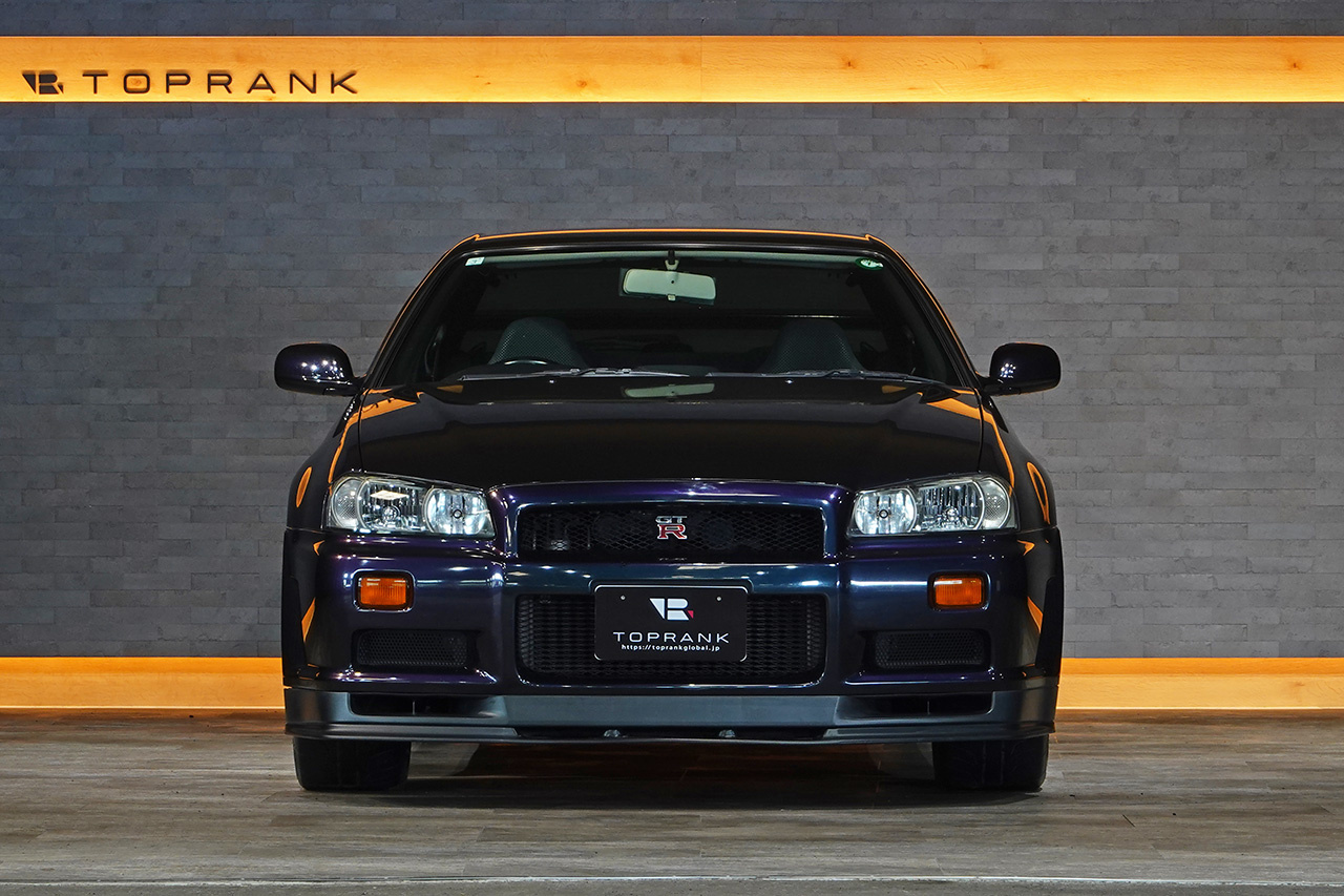 1999 Nissan SKYLINE GT-R BNR34 R34 Skyline GTR V-spec, Midnight Purple , Limited to 300 Units, Fujitsubo Muffler