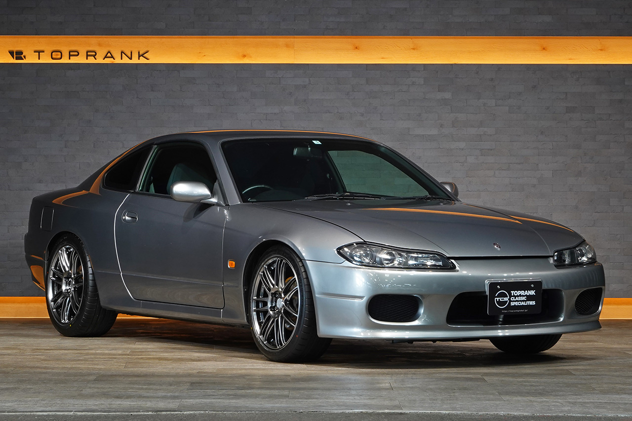 2000 Nissan SILVIA S15 Silvia Spec-R, WORK ZR7 18 Inch Wheels, Trust Muffler, HPI Radiator・Front Pipe