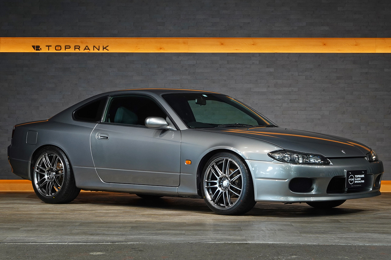 2000 Nissan SILVIA S15 Silvia Spec-R, WORK ZR7 18 Inch Wheels, Trust Muffler, HPI Radiator・Front Pipe