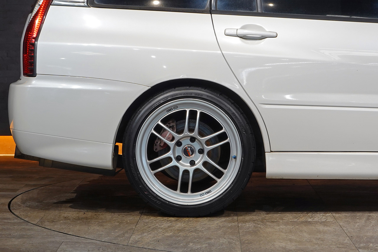 2005 Mitsubishi LANCER EVOLUTION WAGON CT9W Lancer GT Evolution IX Wagon, Blitz Radiator, Enkei RPF1 18inch Wheels