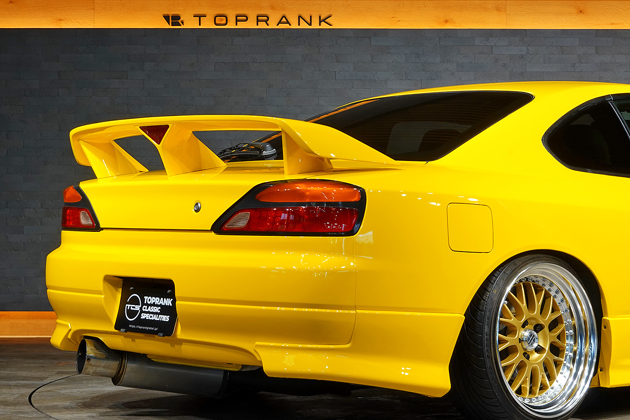 2002 Nissan SILVIA S15 Silvia Spec-R, Lightning Yellow Full Resprey, Work Meister M1 18In Wheels