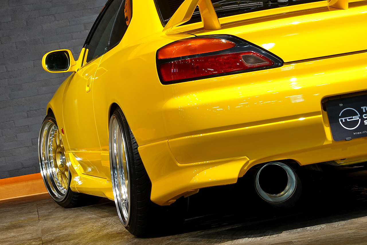 2002 Nissan SILVIA S15 Silvia Spec-R, Lightning Yellow Full Resprey, Work Meister M1 18In Wheels