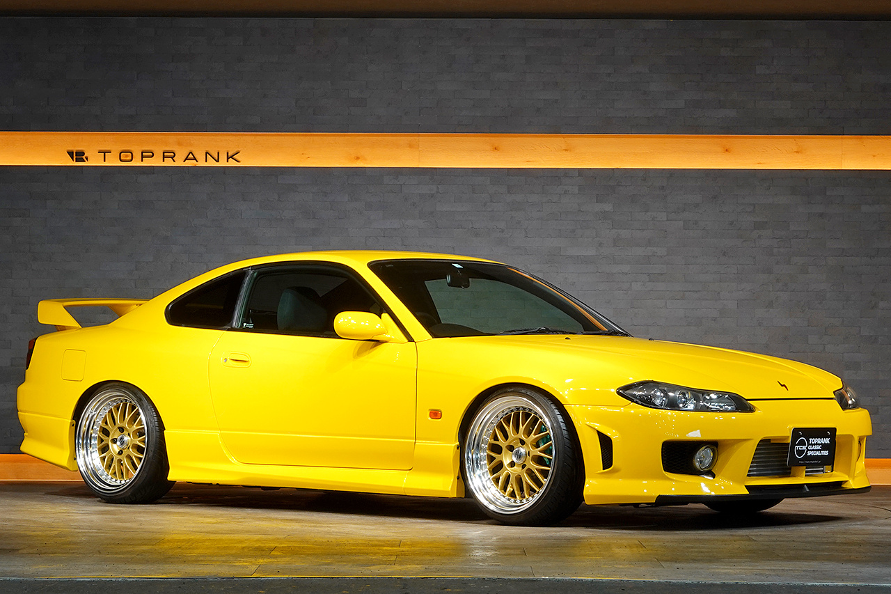 2002 Nissan SILVIA S15 Silvia Spec-R, Lightning Yellow Full Resprey, Work Meister M1 18In Wheels