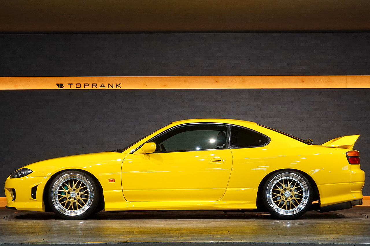 2002 Nissan SILVIA S15 Silvia Spec-R, Lightning Yellow Full Resprey, Work Meister M1 18In Wheels