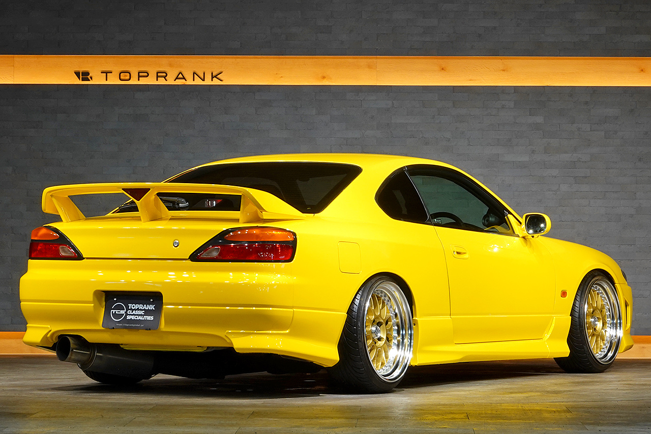 2002 Nissan SILVIA S15 Silvia Spec-R, Lightning Yellow Full Resprey, Work Meister M1 18In Wheels