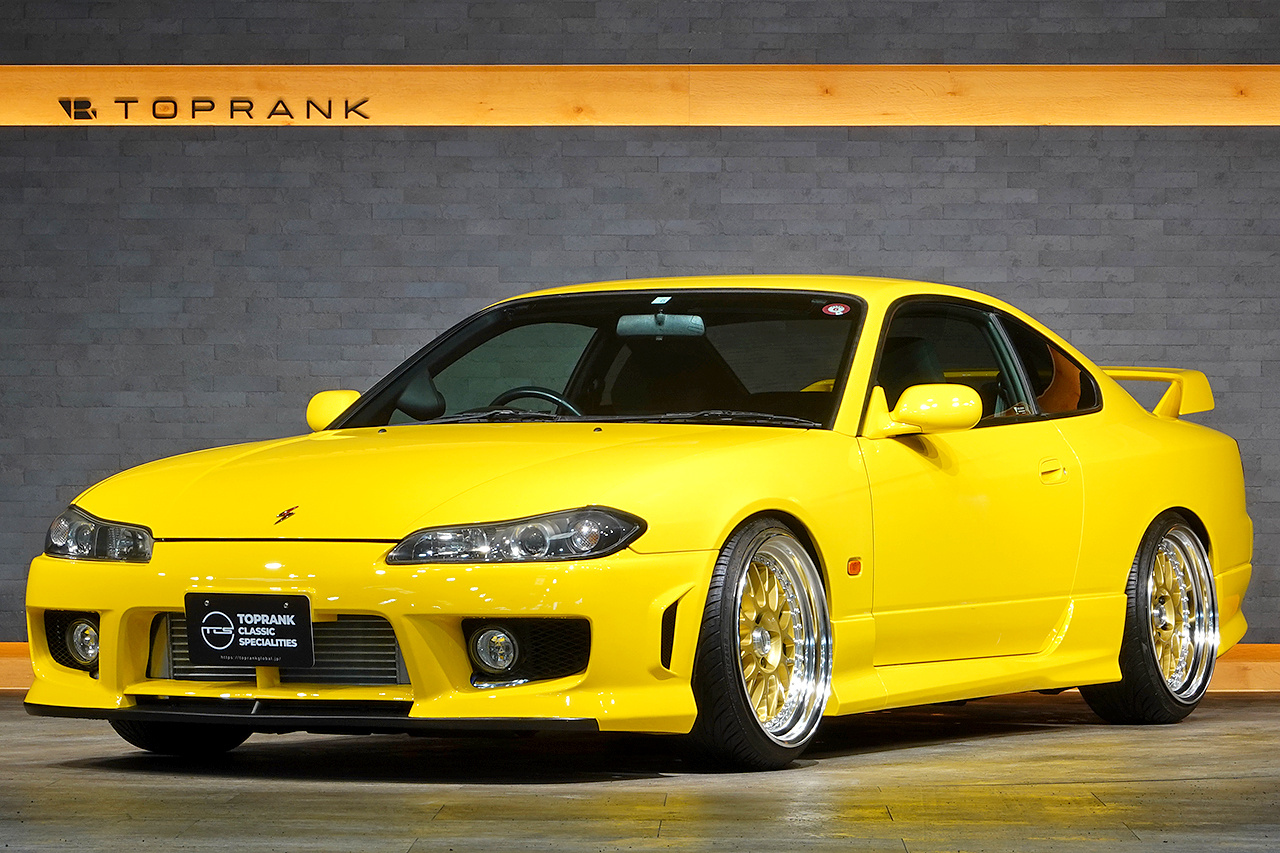 2002 Nissan SILVIA S15 Silvia Spec-R, Lightning Yellow Full Resprey, Work Meister M1 18In Wheels