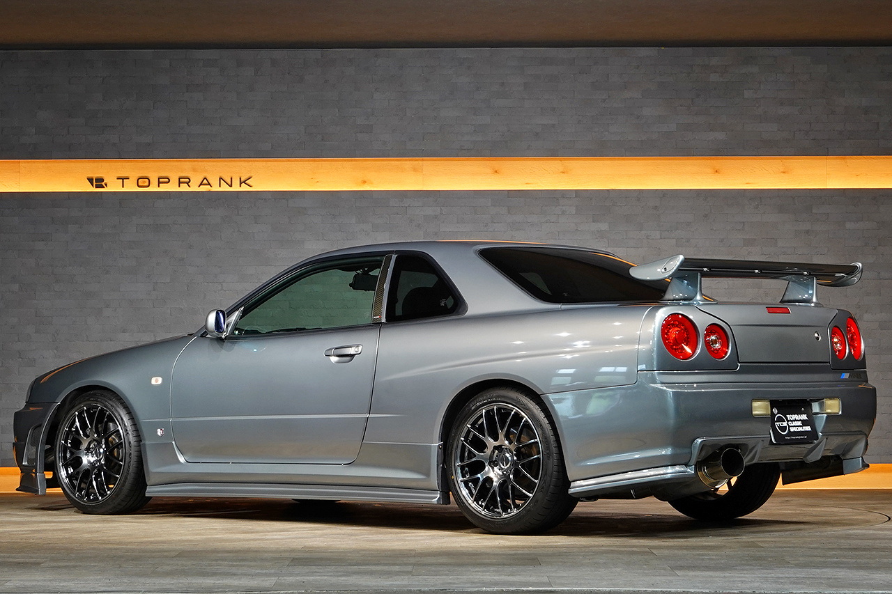 2001 Nissan SKYLINE COUPE ER34 Skyline 25 GT Turbo, Work Wheels, BLITZ Intercooler, NISMO GT-R Style Aero