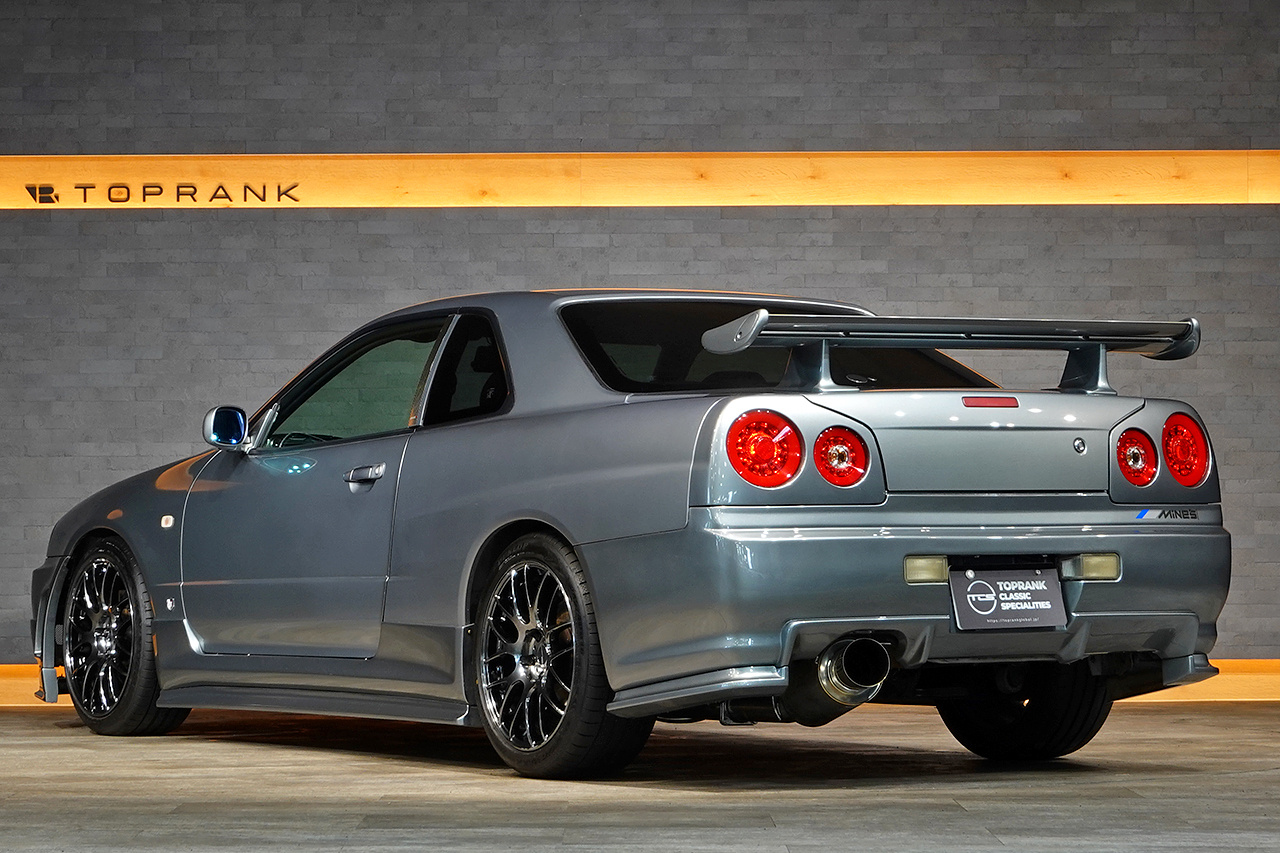 2001 Nissan SKYLINE COUPE ER34 Skyline 25 GT Turbo, Work Wheels, BLITZ Intercooler, NISMO GT-R Style Aero