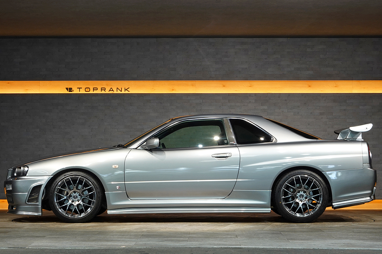 2001 Nissan SKYLINE COUPE ER34 Skyline 25 GT Turbo, Work Wheels, BLITZ Intercooler, NISMO GT-R Style Aero