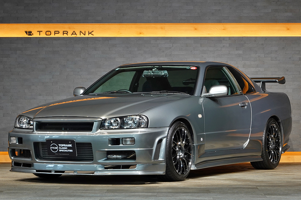 2001 Nissan SKYLINE COUPE ER34 Skyline 25 GT Turbo, Work Wheels, BLITZ Intercooler, NISMO GT-R Style Aero