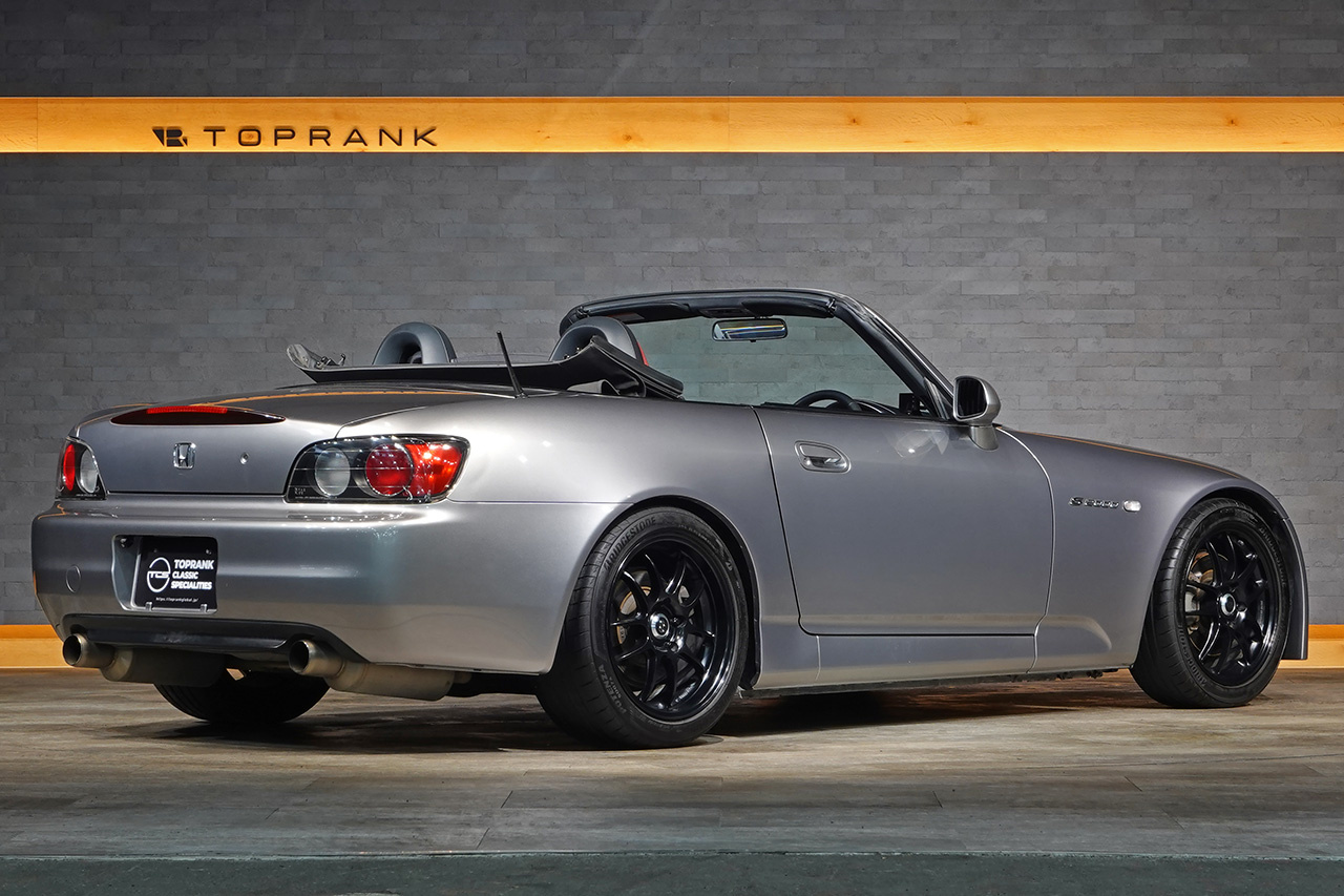 2002 Honda S2000 AP1 S2000, Mugen Front Bumper with Under Panel, Mugen Exhaust Manifold, Muffler, Enkei Wheels