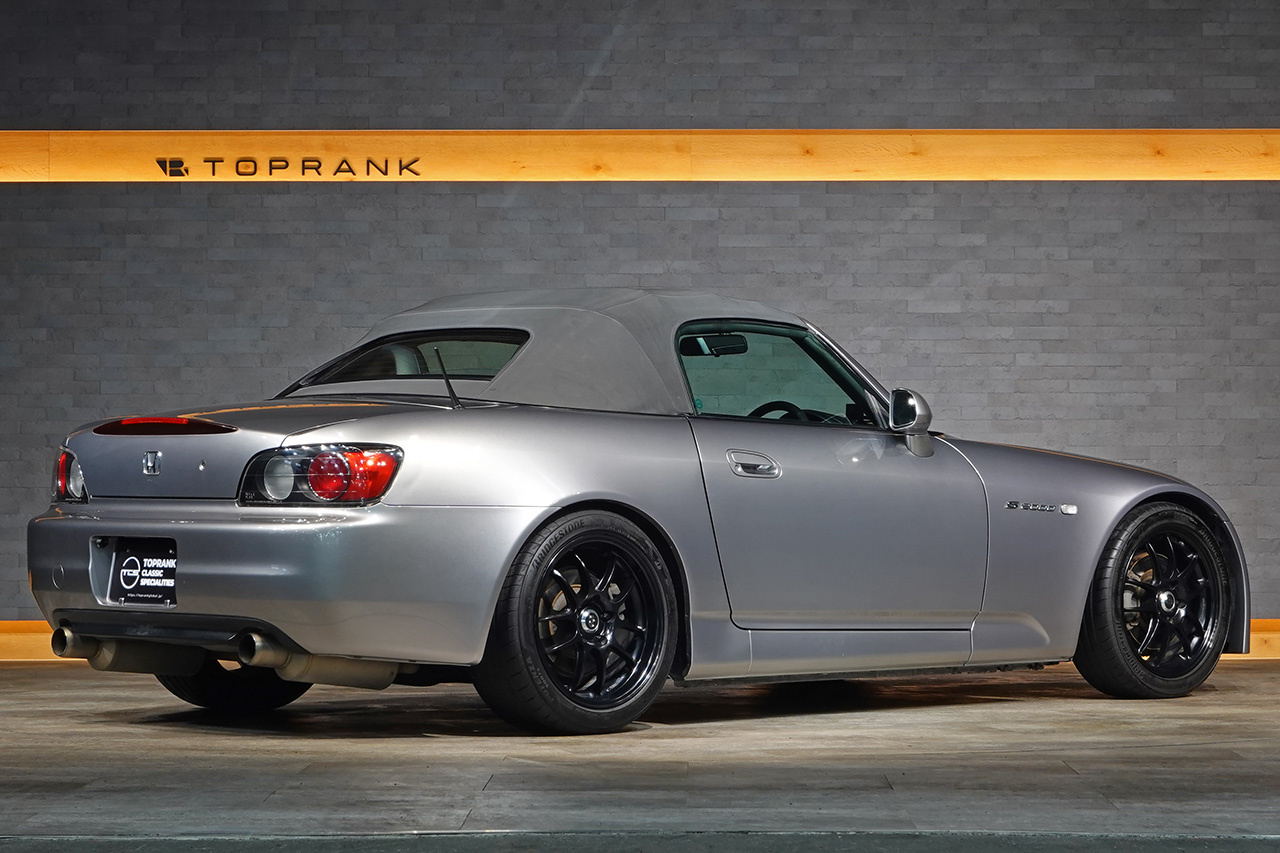 2002 Honda S2000 AP1 S2000, Mugen Front Bumper with Under Panel, Mugen Exhaust Manifold, Muffler, Enkei Wheels