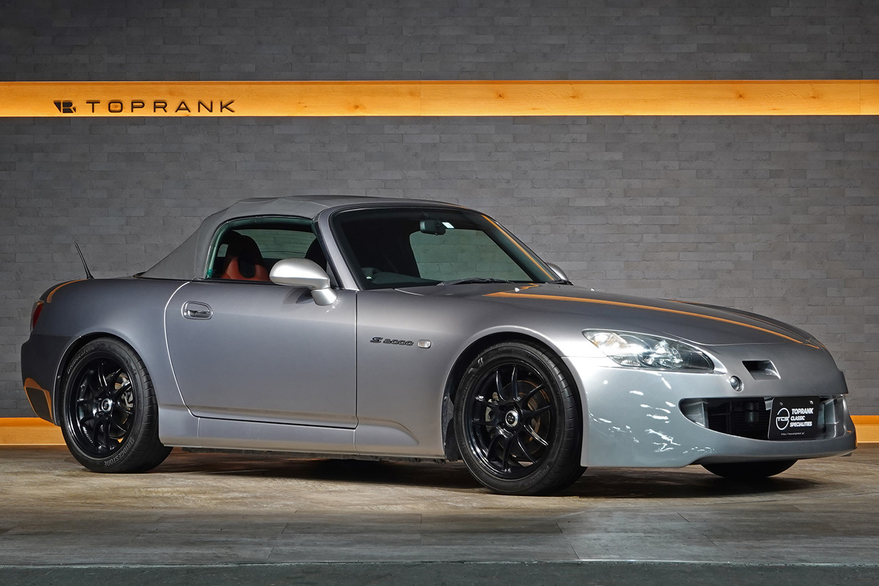 2002 Honda S2000 AP1 S2000, Mugen Front Bumper with Under Panel, Mugen Exhaust Manifold, Muffler, Enkei Wheels