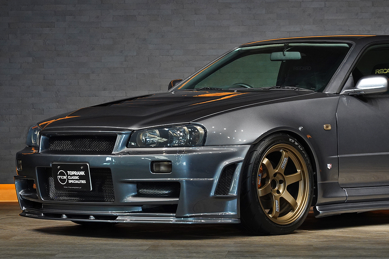 2000 Nissan SKYLINE COUPE ER34 Skyine 25 GT Turbo, Freedom Design Japan NISMO Z-Tune Style Full Aero, RAYS TE37 Wheels