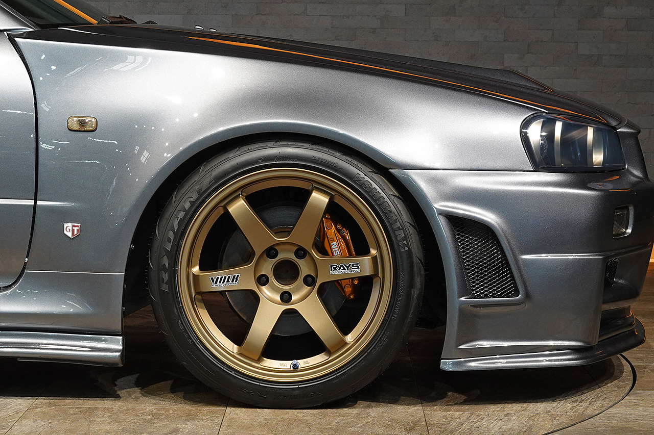 2000 Nissan SKYLINE COUPE ER34 Skyine 25 GT Turbo, Freedom Design Japan NISMO Z-Tune Style Full Aero, RAYS TE37 Wheels