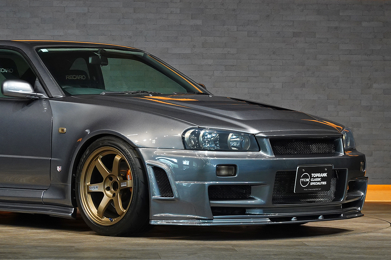 2000 Nissan SKYLINE COUPE ER34 Skyine 25 GT Turbo, Freedom Design Japan NISMO Z-Tune Style Full Aero, RAYS TE37 Wheels