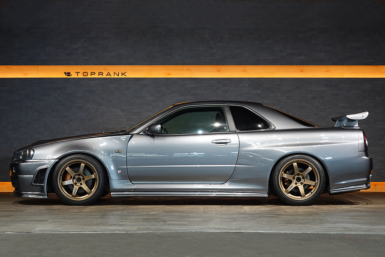 2000 Nissan SKYLINE COUPE ER34 Skyine 25 GT Turbo, Freedom Design Japan NISMO Z-Tune Style Full Aero, RAYS TE37 Wheels