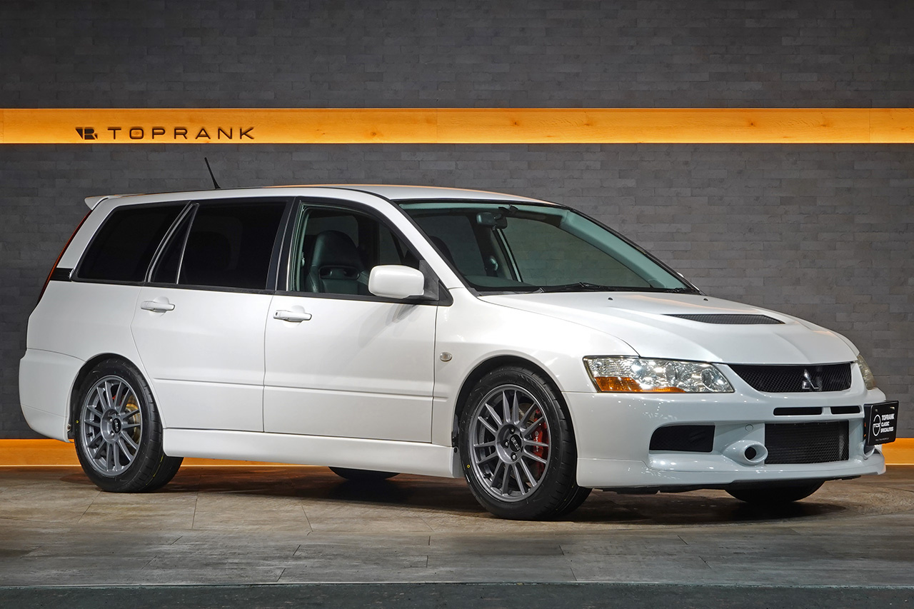 2005 Mitsubishi LANCER EVOLUTION WAGON CT9W Lancer GT Evolution 9 Wagon, Tein Flex Z Height Adjustable Coilovers, BBS 17 Inch Alloy Wheels