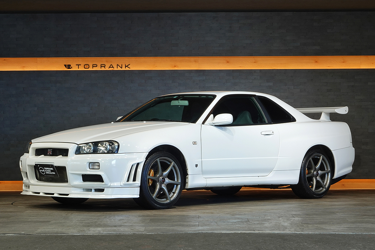 1999 Nissan SKYLINE GT-R BNR34 R34 Skyline GT-R, Impul Blast Muffler, Front Pipe,Mine's VX Rom, HKS Air Cleaner